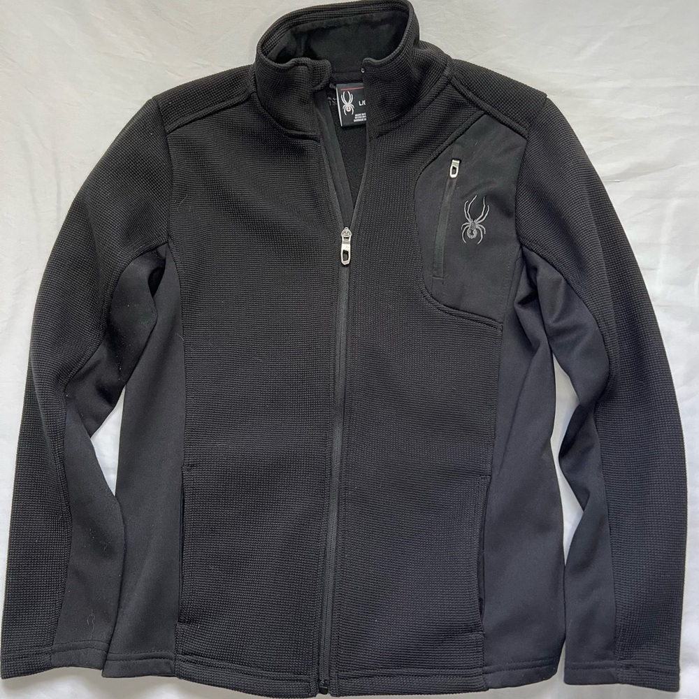 Spyder Zip Up Jacket Youth L 14/16 Like New Condition